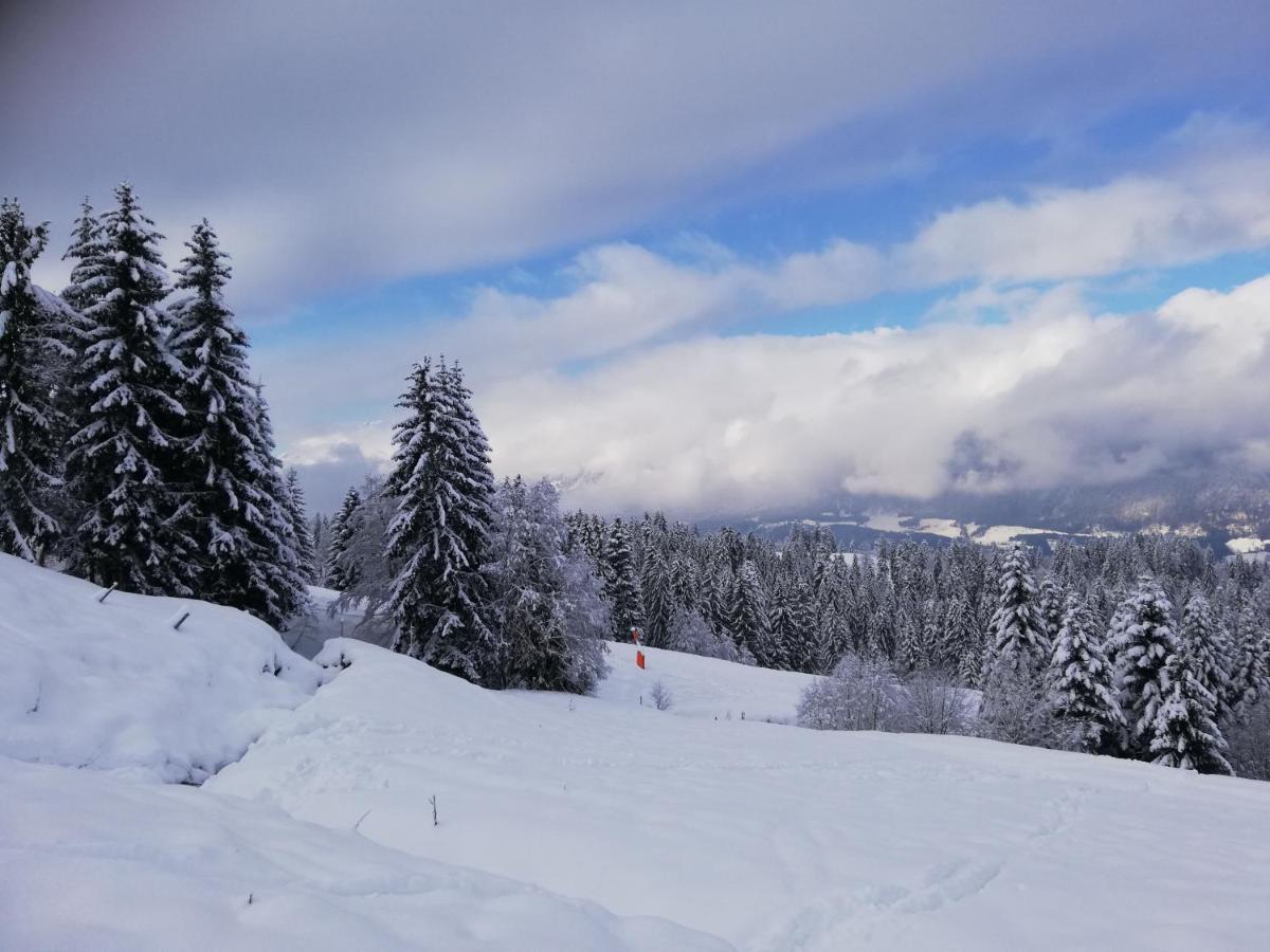 Ferienwohnung Blick auf die Buchensteinerwand Hochfilzen Exterior foto